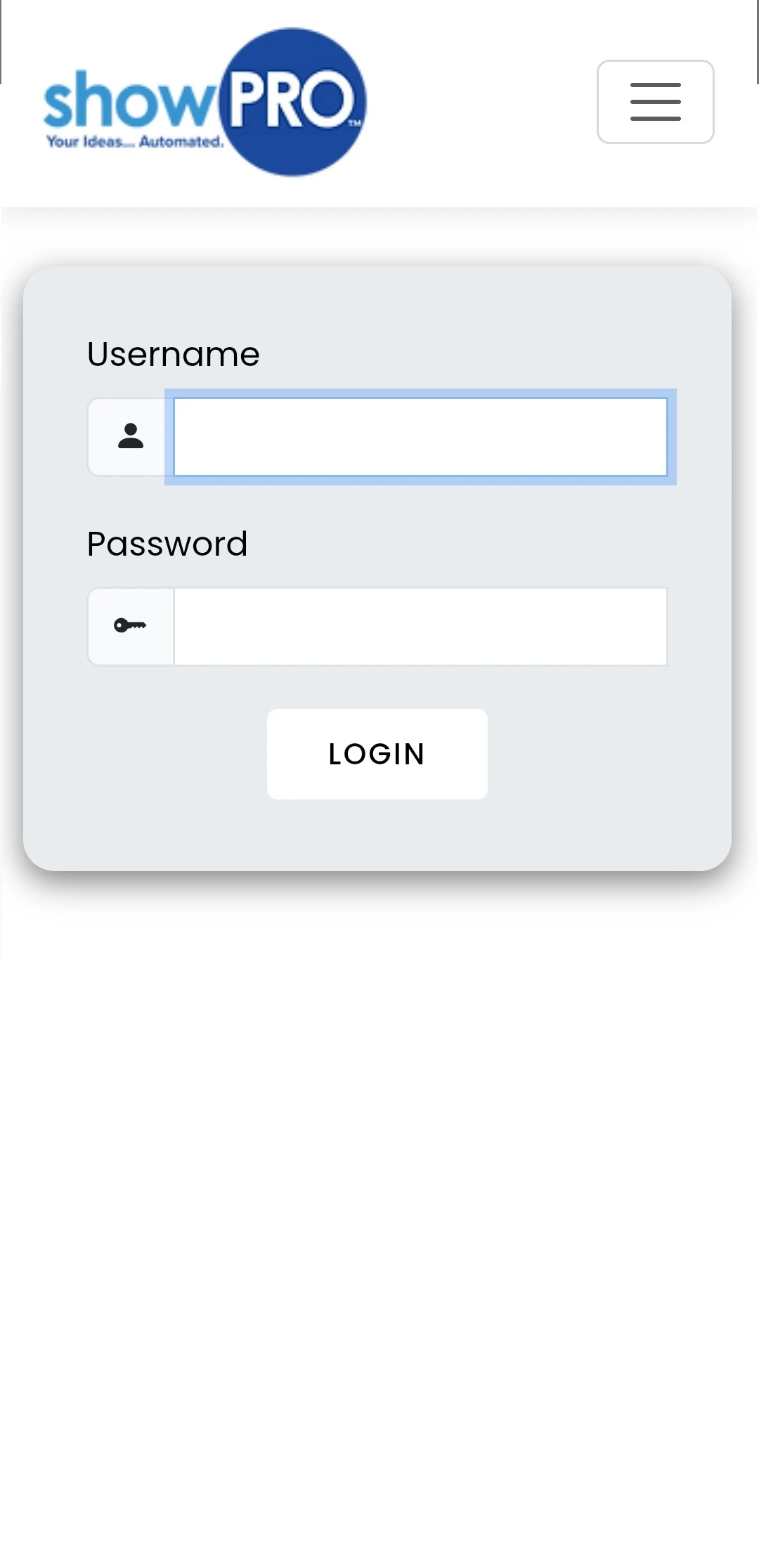 showPRO Hub Dashboard Interface